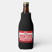 Montoya Wiedersehen 2017 - Bereiten Sie sich auf d Flaschenkühler (Flaschenvorderseite)