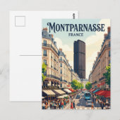 Montparnasse Frankreich Postkarte (Vorne/Hinten)