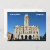 Montpelier Postkarte (Vorne/Hinten)