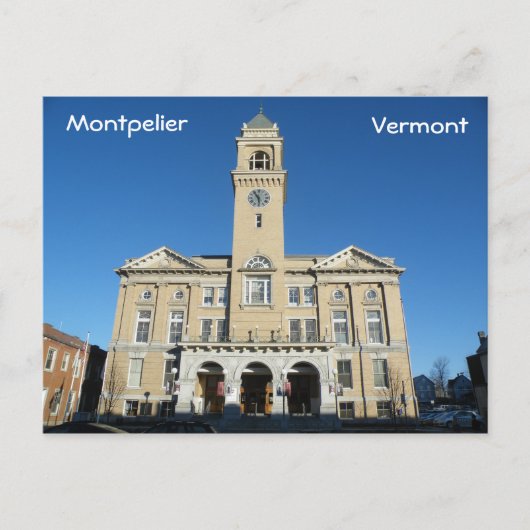 Montpelier Postkarte (Vorderseite)