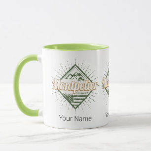 Montpelier Vermont City United Staaten Vintag USA Tasse