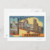 Montpelier, Vermont - Große Briefszenen Postkarte (Vorne/Hinten)