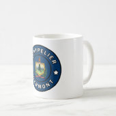 Montpelier Vermont Kaffeetasse (VorderseiteRechts)