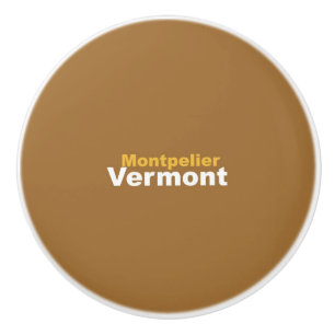 Montpelier, Vermont Keramik Knob Keramikknauf