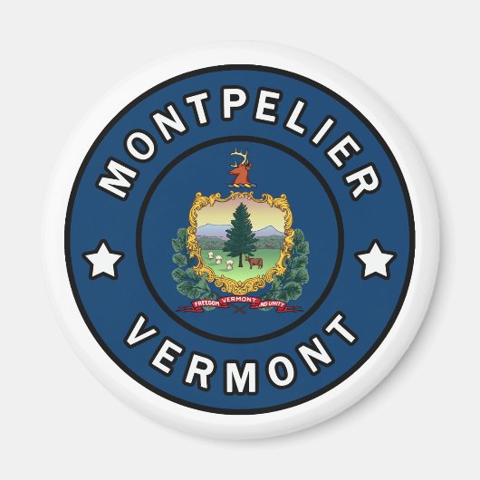 Montpelier Vermont Magnet (Vorne)