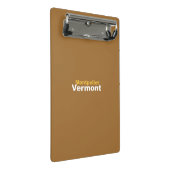Montpelier, Vermont Mini Clipboard Klemmbrett (Schrägansicht)