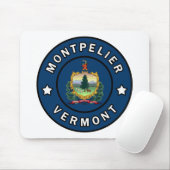 Montpelier Vermont Mousepad (Mit Mouse)