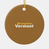 Montpelier, Vermont Ornament (Vorne)