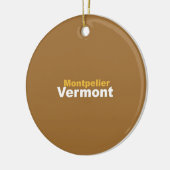 Montpelier, Vermont Ornament (Links)