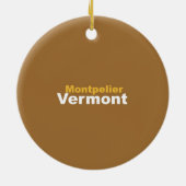 Montpelier, Vermont Ornament (Hinten)