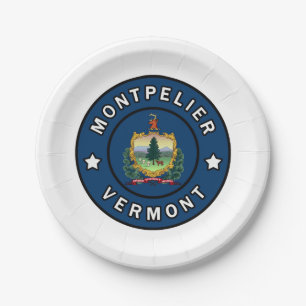 Montpelier Vermont Pappteller