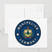 Montpelier Vermont Postkarte (Vorne/Hinten)