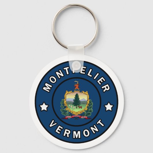 Montpelier Vermont Schlüsselanhänger (Vorderseite)