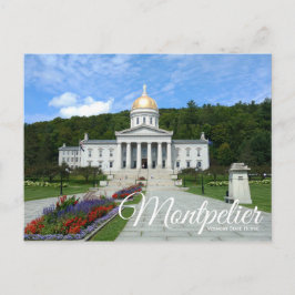 Montpelier Vermont Staat House Postcard Postkarte