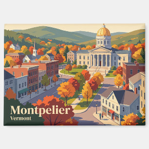 Montpelier, Vermont, USA Magnet