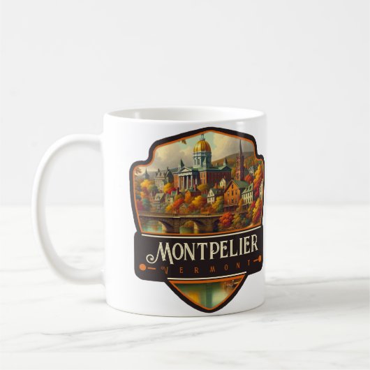 Montpelier, Vermont | VINTAG Kaffeetasse (Links)
