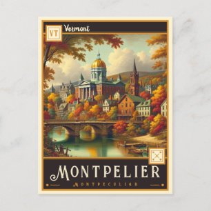 Montpelier, Vermont   Vintage Ansichtskarte Postkarte
