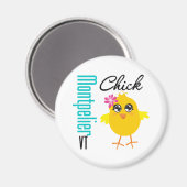 Montpelier VT Chick Magnet (Vorderseite/Rückseite)
