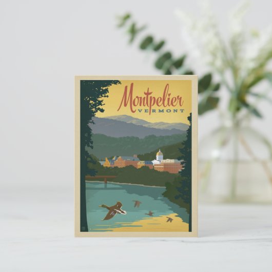 Montpelier, VT Postkarte (Stehend Vorderseite)