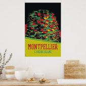 Montpellier Architecture Illusion Frankreich Poster (Küche)