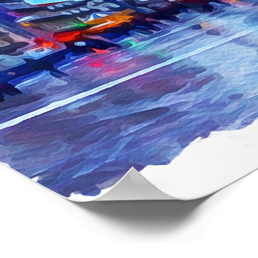 Montpellier France Place de la Comédie View Poster (Ecke)