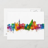 Montpellier France Skyline Postkarte (Vorne/Hinten)