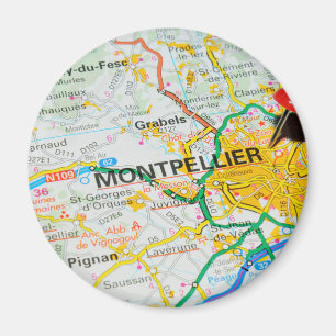 Montpellier, Frankreich Magnet