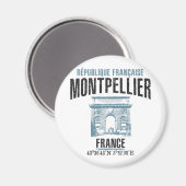 Montpellier Magnet (Vorderseite/Rückseite)