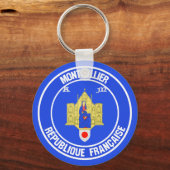 Montpellier RundEmblem Schlüsselanhänger (Vorderseite)