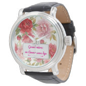montre Pivoines Armbanduhr (Schrägansicht)