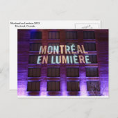Montrea, Kanada Postkarte (Vorne/Hinten)