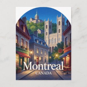 Montreal Alt-Québec-Architektur Reise Postkarte