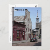 Montreal Altstadt Postkarte (Vorne/Hinten)