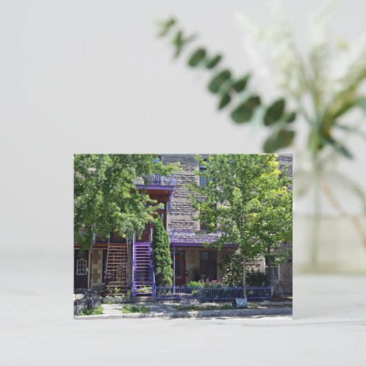 Montréal Appartement Postkarte (Stehend Vorderseite)