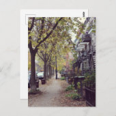 Montréal - Automne Postkarte (Vorne/Hinten)