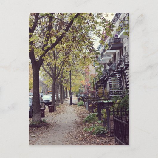 Montréal - Automne Postkarte (Vorderseite)