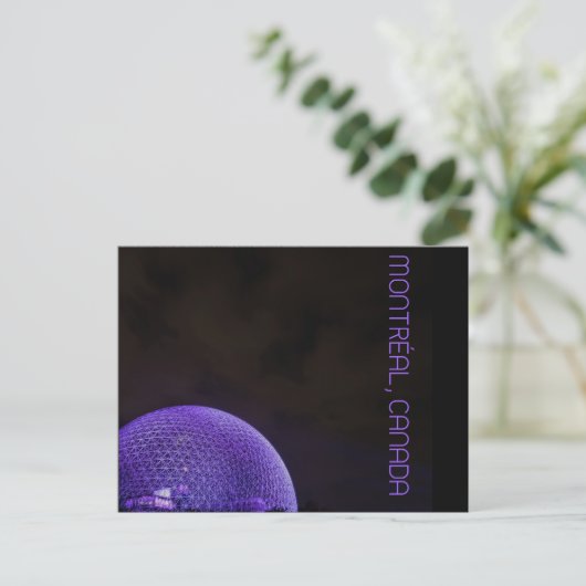 Montreal Biosphäre Postkarte (Stehend Vorderseite)