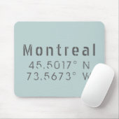 Montreal Breitengrad Mousepad (Mit Mouse)