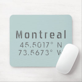 Montreal Breitengrad Mousepad