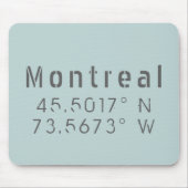 Montreal Breitengrad Mousepad (Vorne)