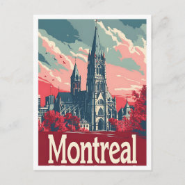 Montreal Canada Art vintage Travel Postkarte