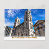 Montréal Canada Notre Dame Kathedrale Moderne Postkarte (Vorderseite)