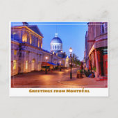 Montréal Canada Old Town Modern Postkarte (Vorderseite)
