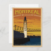 Montreal, Canada Postkarte (Vorne/Hinten)