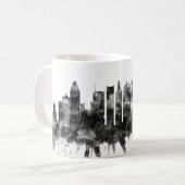 Montreal Canada Skyline BW Kaffeetasse (Vorderseite Links)