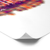 Montreal Canada Skyline Poster (Ecke)