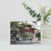 Montreal China Town Postcard Postkarte (Stehend Vorderseite)