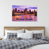 Montreal City Leinwanddruck (Insitu (Schlafzimmer))