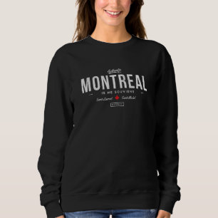 Montreal Classic Vintag Retro Canada Maple Leaf Sweatshirt