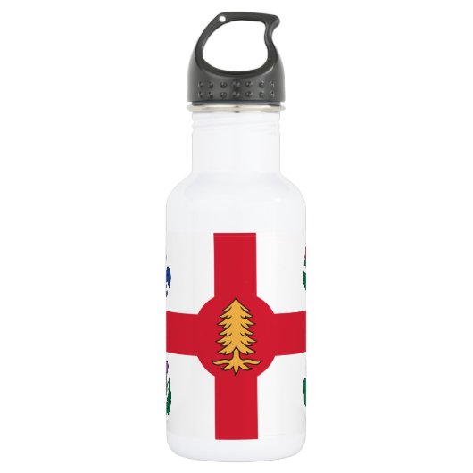 Montreal flag Liberty Bottle Edelstahlflasche (Vorderseite)